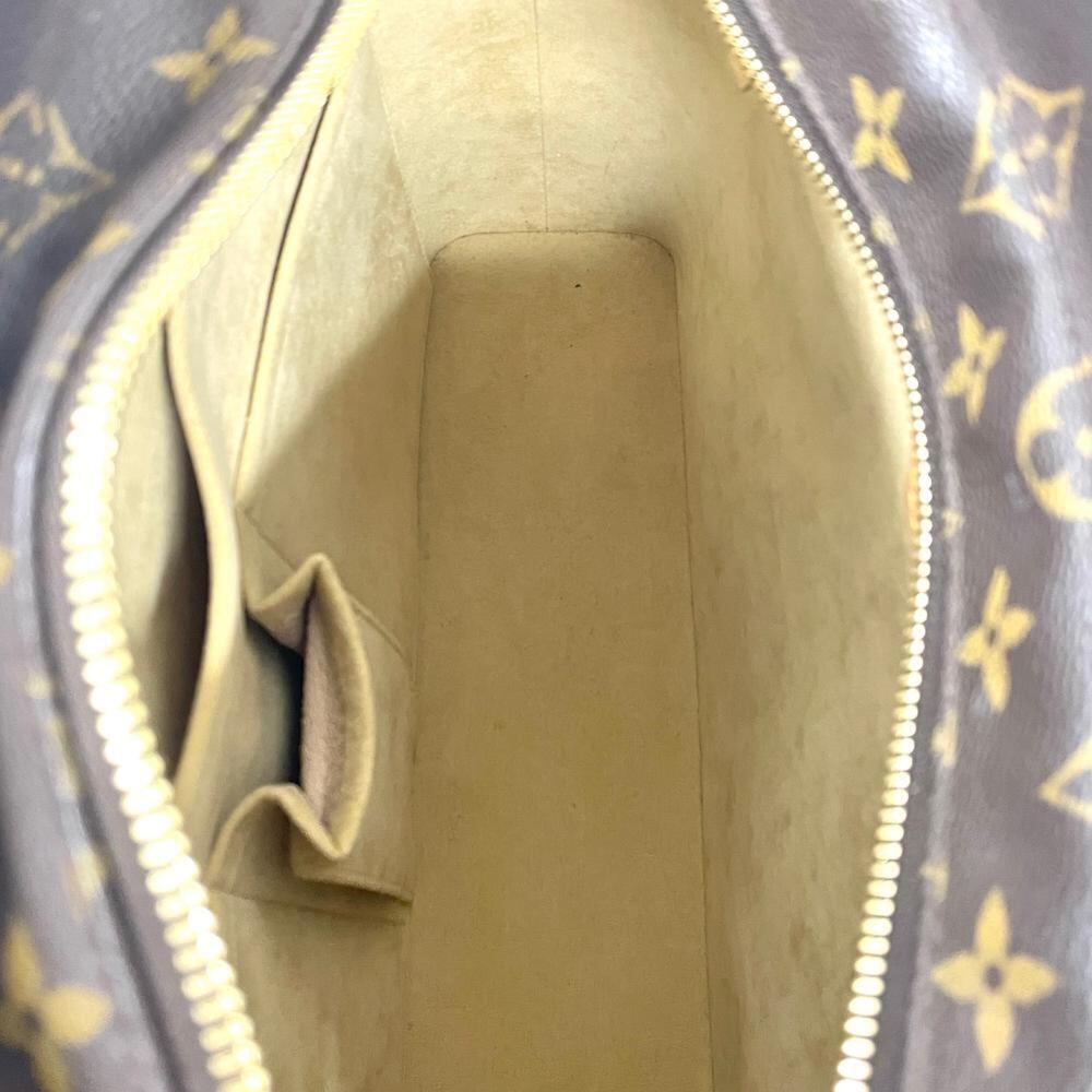 LOUIS VUITTON Authentic Brown Monogram Canvas Tote Bag - Picture 6 of 10